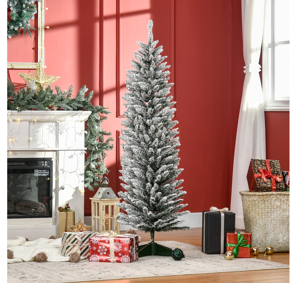 Image 934680_ALTMORE30.jpg, Product 934-680 / Price $69.99, HOMCOM Artificial Snow Flocked Christmas Tree Holiday Home Decoration from HOMCOM on TSC.ca's Home & Garden department