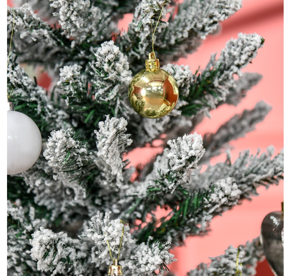 Image 934680_ALTMORE37.jpg, Product 934-680 / Price $69.99, HOMCOM Artificial Snow Flocked Christmas Tree Holiday Home Decoration from HOMCOM on TSC.ca's Home & Garden department