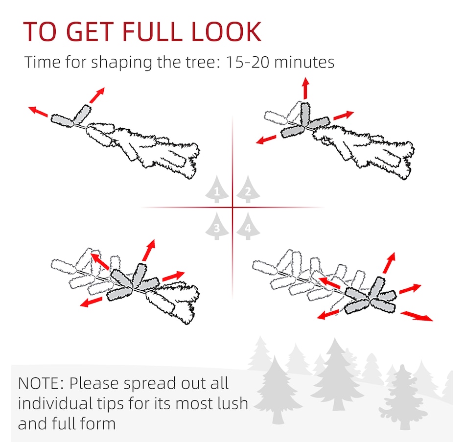 Image 934689_ALTMORE12.jpg, Product 934-689 / Price $74.99, HOMCOM Snow Flocked Pencil Artificial Christmas Tree with Steel Base Pink from HOMCOM on TSC.ca's Home & Garden department