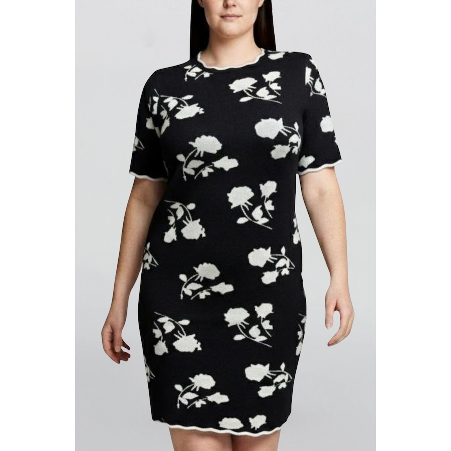 Image 934698_ST01.png, Product 934-698 / Price $49.98, Suzanna Women's Black Floral Print Dress Short Sleeves from ANNICK on TSC.ca's Fashion department