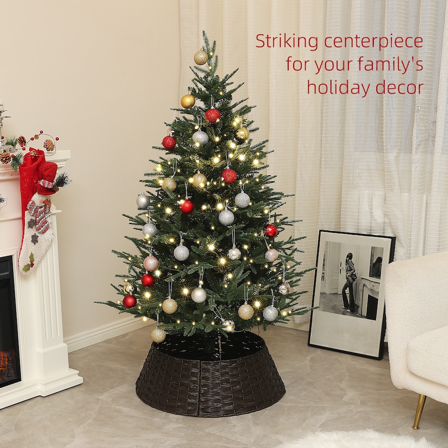 Image 934705_ALTMORE3.jpg, Product 934-705 / Price $129.99 - $159.99, HOMCOM Artificial Christmas Tree with LED Lights, Hinged Xmas Tree from HOMCOM on TSC.ca's Home & Garden department