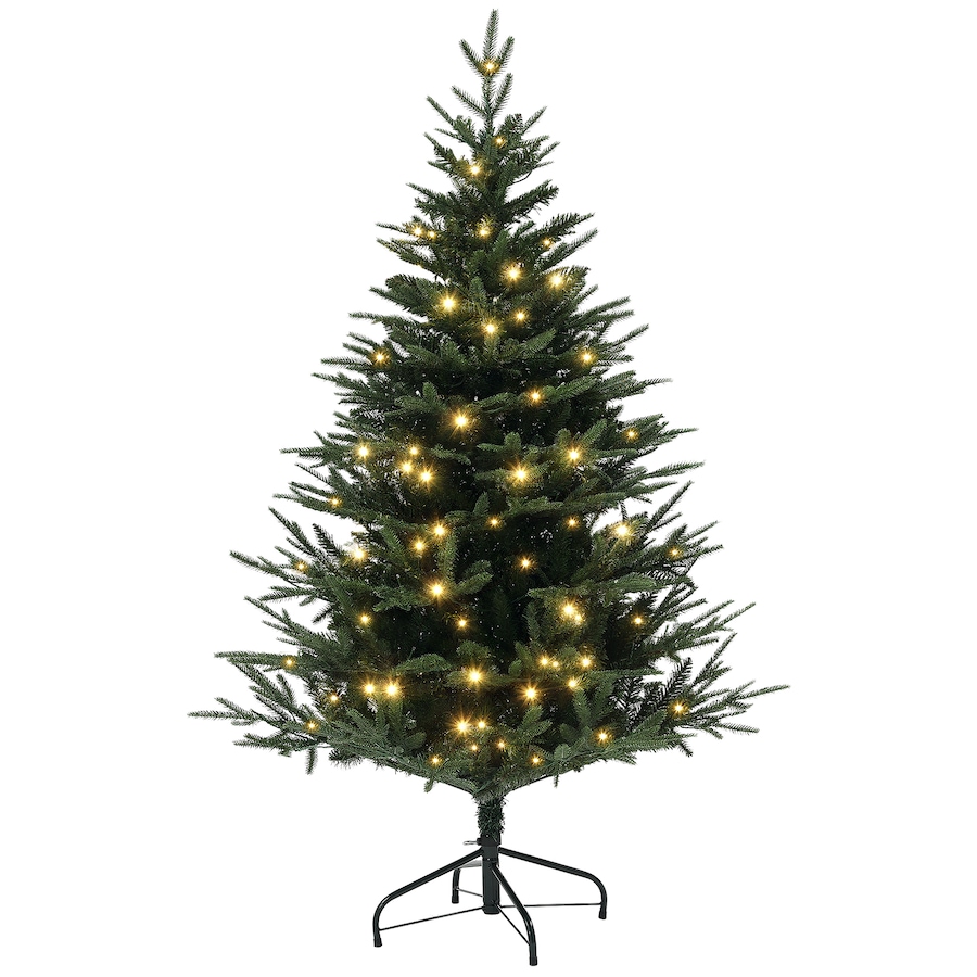 Image 934705_ST01.jpg, Product 934-705 / Price $129.99 - $159.99, HOMCOM Artificial Christmas Tree with LED Lights, Hinged Xmas Tree from HOMCOM on TSC.ca's Home & Garden department