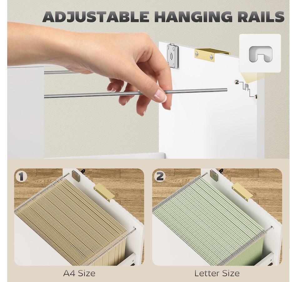 Image 934712_ALTMORE19.jpg, Product 934-712 / Price $139.99 - $186.99, HOMCOM File Cabinet Fluted Vertical Filing Cabinet with Lock from HOMCOM on TSC.ca's Home & Garden department