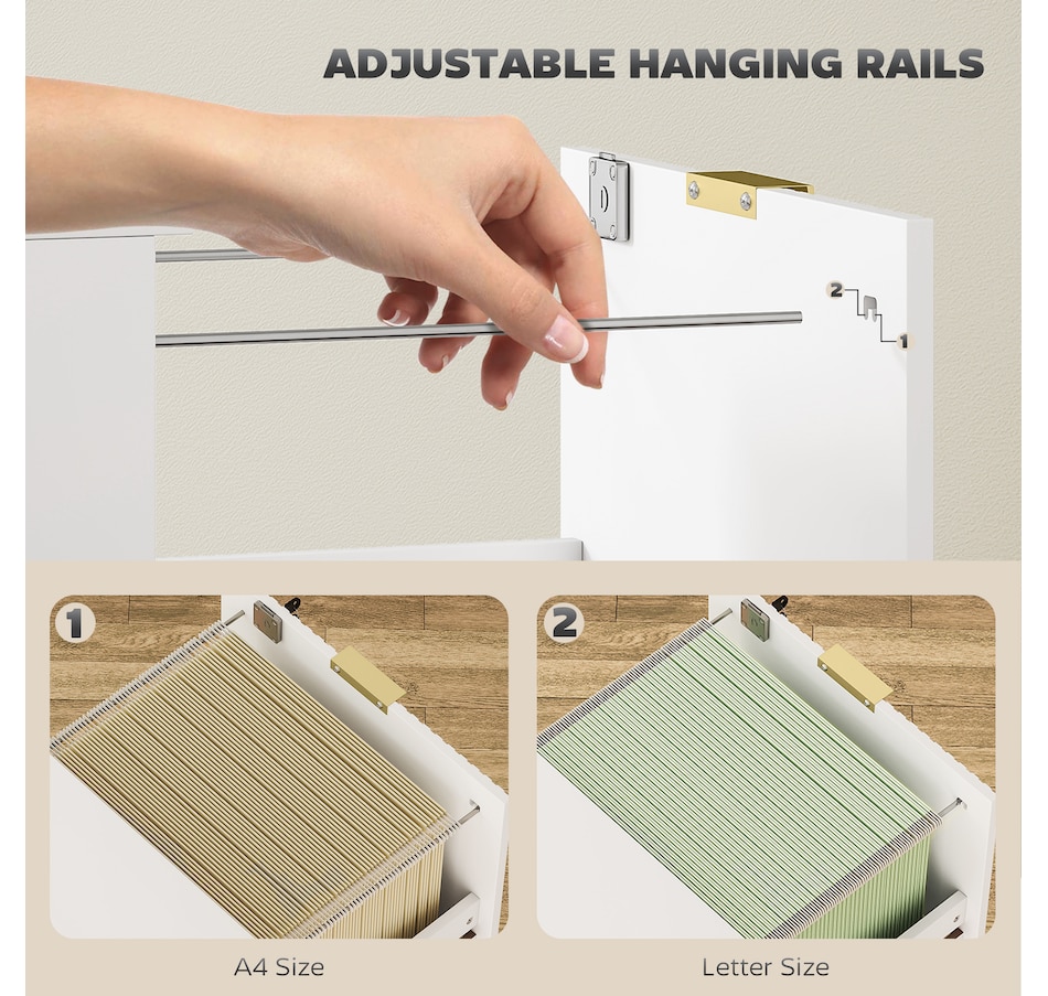 Image 934712_ALTMORE3.jpg, Product 934-712 / Price $139.99 - $186.99, HOMCOM File Cabinet Fluted Vertical Filing Cabinet with Lock from HOMCOM on TSC.ca's Home & Garden department