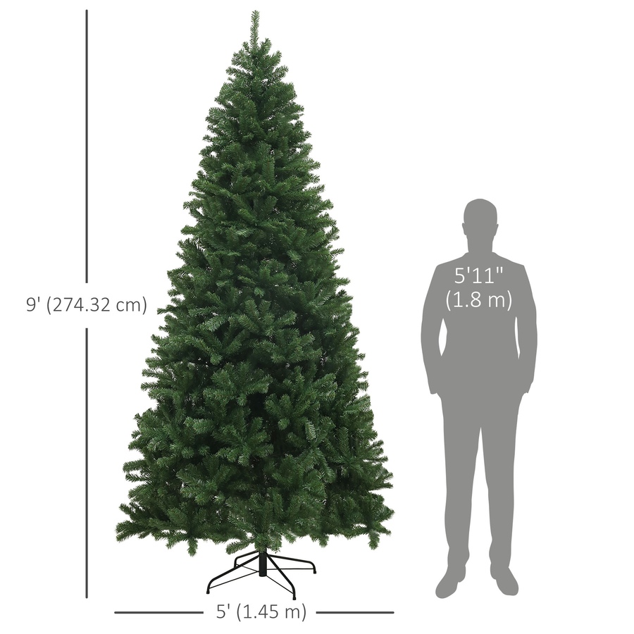 Image 934719_ALTMORE17.jpg, Product 934-719 / Price $119.99, HOMCOM Artificial Christmas Tree with Auto Open, Steel Base from HOMCOM on TSC.ca's Home & Garden department