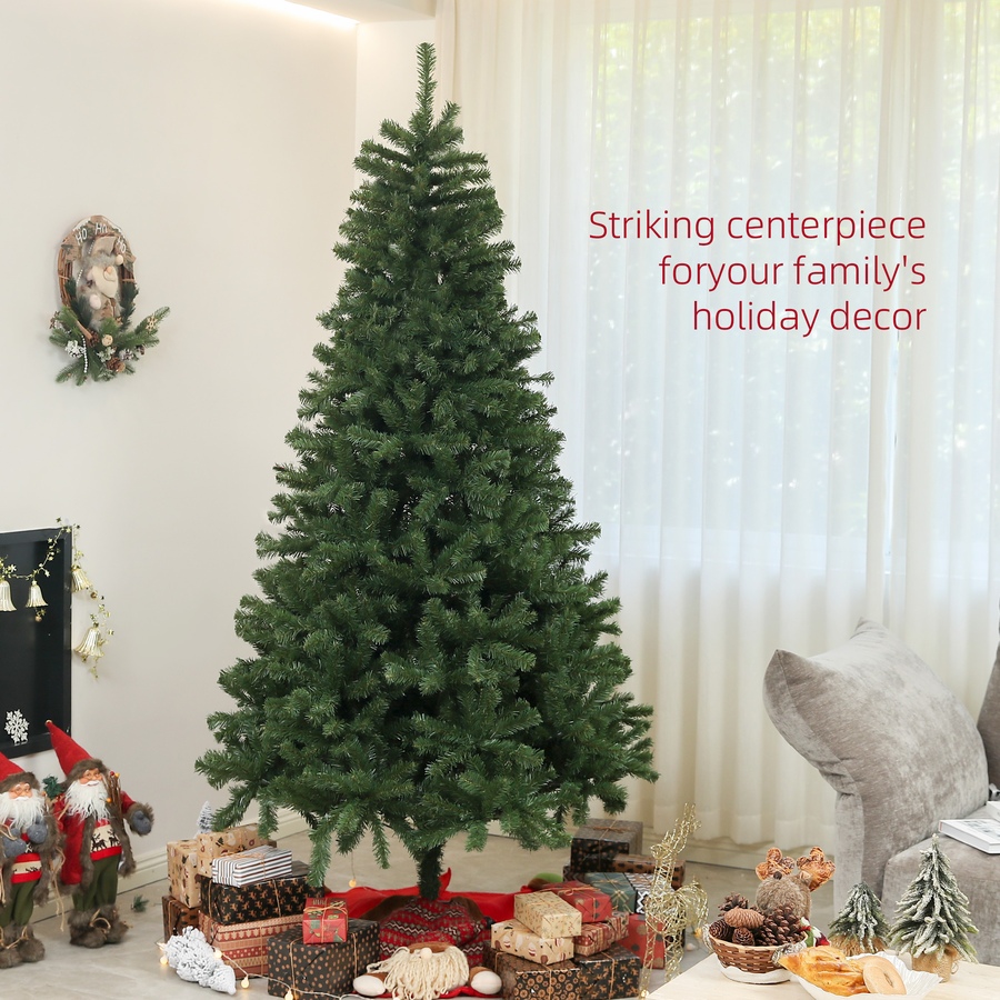 Image 934719_ALTMORE3.jpg, Product 934-719 / Price $119.99, HOMCOM Artificial Christmas Tree with Auto Open, Steel Base from HOMCOM on TSC.ca's Home & Garden department
