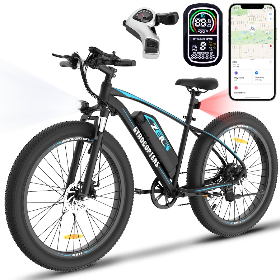 Image 934749.jpg, Product 934-749 / Price $999.99, Gyrocopters Zeil Mountain E- Bike for adults with 500 W Motor | Speed up to 40 km/h | PAS Range up to 91 km from Gyrocopters on TSC.ca's Health & Fitness department