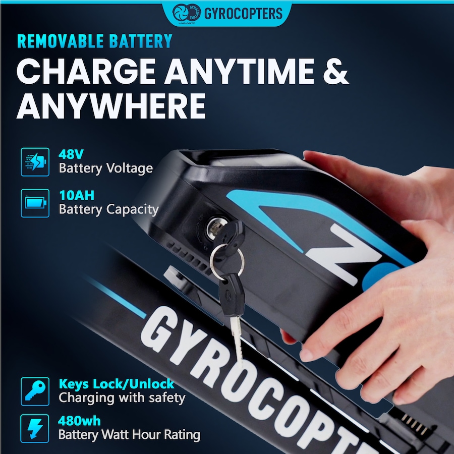 Image 934749_ALTMORE7.jpg, Product 934-749 / Price $999.99, Gyrocopters Zeil Mountain E- Bike for adults with 500 W Motor | Speed up to 40 km/h | PAS Range up to 91 km from Gyrocopters on TSC.ca's Health & Fitness department