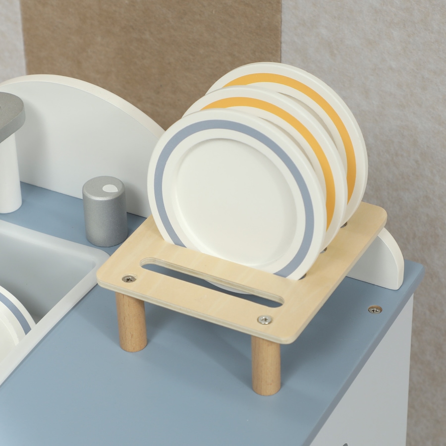 Image 934774_ALTMORE7.jpg, Product 934-774 / Price $45.99, Qaba Wooden Dishwasher Playset, Pretend Play Kitchen Toys with Accessories from Qaba on TSC.ca's Toys & Hobbies department