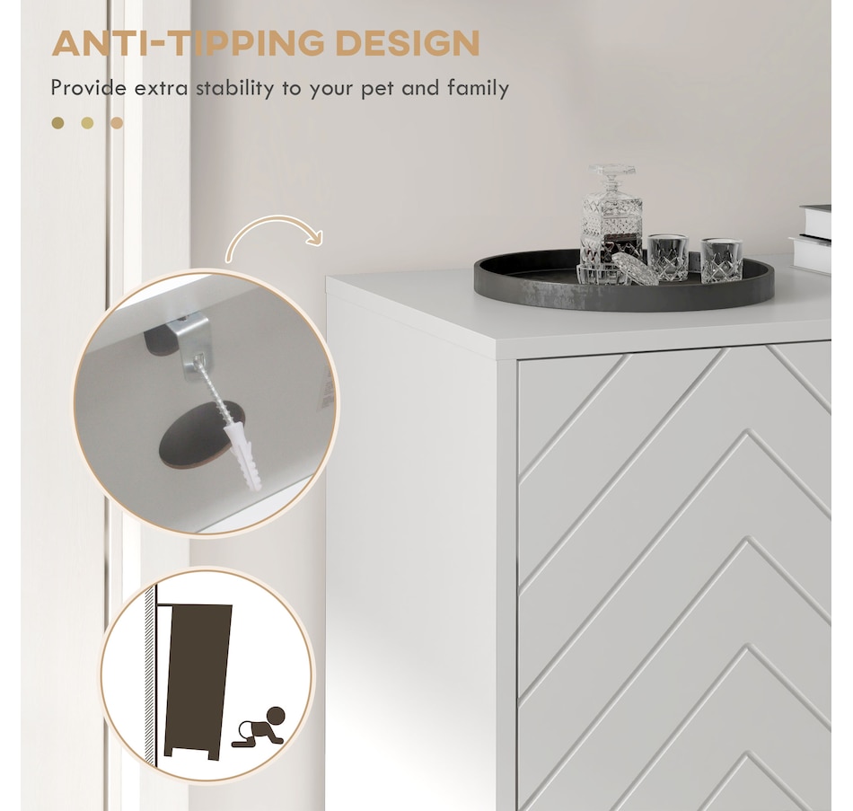 Image 934806_ALTMORE6.jpg, Product 934-806 / Price $129.99, HOMCOM Shoe Cabinet for Entryway, 12 Pairs Shoe Storage Cabinet, White from HOMCOM on TSC.ca's Home & Garden department