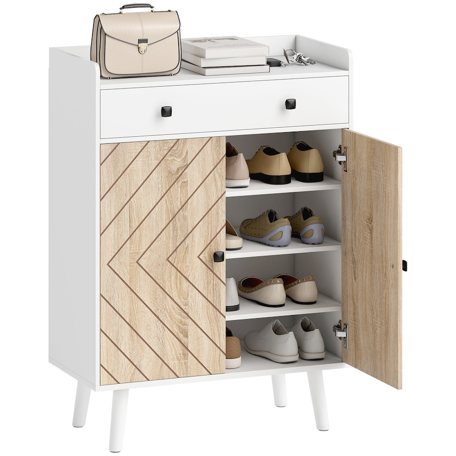 Image 934817.jpg, Product 934-817 / Price $134.99, HOMCOM Shoe Cabinet, Shoe Storage Cabinet with Adjustable Shelves, White from HOMCOM on TSC.ca's Home & Garden department