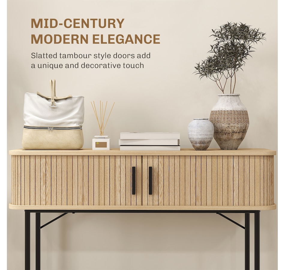Image 934818_ALTMORE3.jpg, Product 934-818 / Price $124.99, HOMCOM Narrow Console Table for Behind Couch, Entryway Table, Oak from HOMCOM on TSC.ca's Home & Garden department
