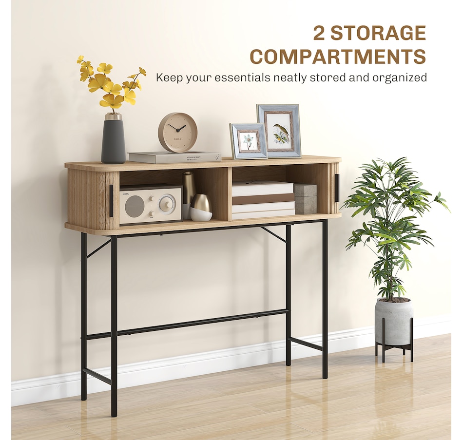 Image 934818_ALTMORE5.jpg, Product 934-818 / Price $124.99, HOMCOM Narrow Console Table for Behind Couch, Entryway Table, Oak from HOMCOM on TSC.ca's Home & Garden department