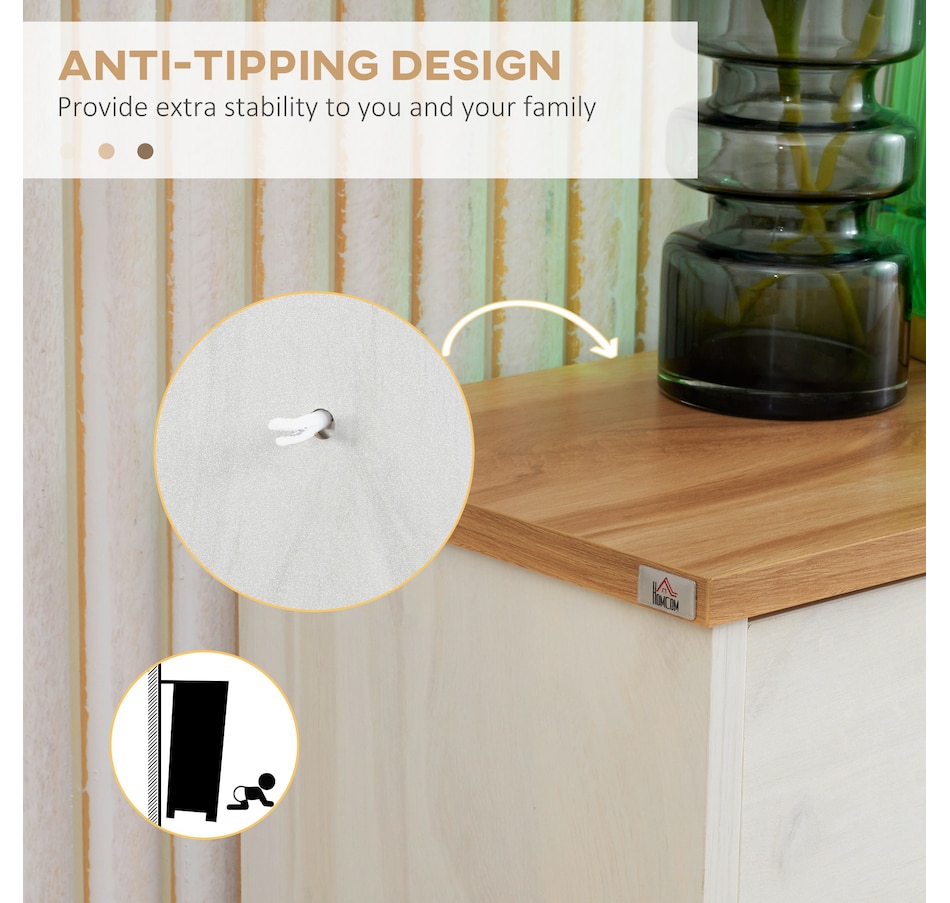 Image 934823_ALTMORE6.jpg, Product 934-823 / Price $269.99, HOMCOM 12 Pair Shoe Storage Cabinet w/ Flip Drawers for Entryway White from HOMCOM on TSC.ca's Home & Garden department