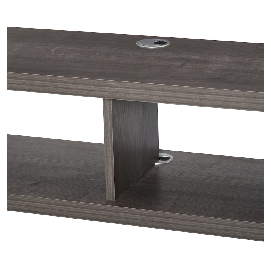 Image 934858_ALTMORE8.jpg, Product 934-858 / Price $96.99, HOMCOM Wall Mounted Media Console, Floating TV Stand Shelf, Dark Grey from HOMCOM on TSC.ca's Home & Garden department