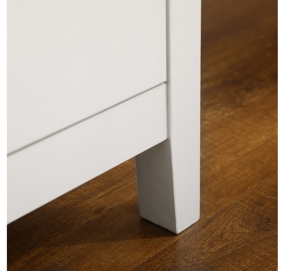 Image 934868_ALTMORE8.jpg, Product 934-868 / Price $139.99, HOMCOM TV Cabinet Stand for TVs up to 55" with Shelves and Doors, White from HOMCOM on TSC.ca's Home & Garden department