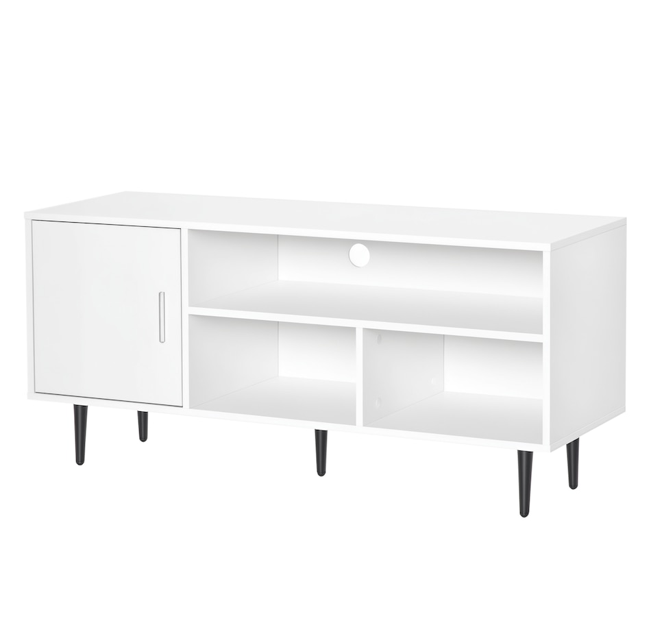 Image 934869.png, Product 934-869 / Price $133.74, HOMCOM Modern TV Stand Cabinet w/ Storage Shelf, Cable Hole, Entertainment from HOMCOM on TSC.ca's Home & Garden department