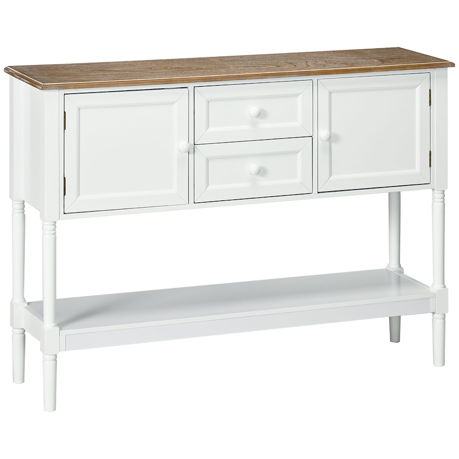 Image 934899.jpg, Product 934-899 / Price $186.99, HOMCOM Console Table with 2 Drawers and Cabinets Retro Sofa Table from HOMCOM on TSC.ca's Home & Garden department
