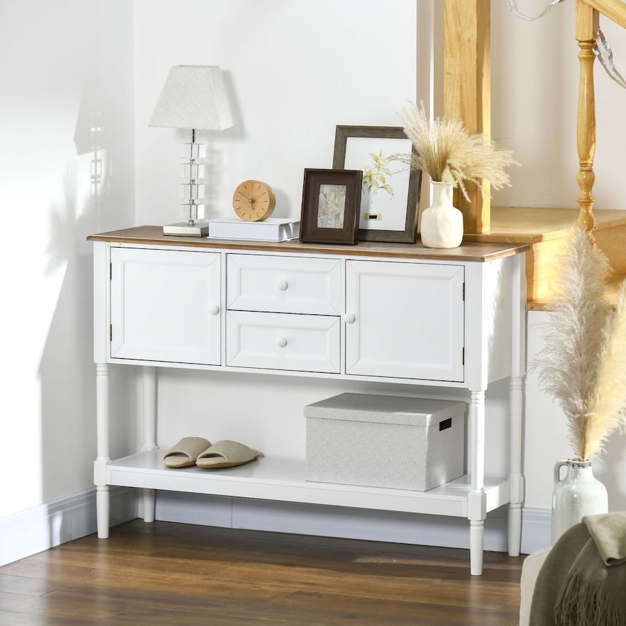 Image 934899_ALTMORE1.jpg, Product 934-899 / Price $186.99, HOMCOM Console Table with 2 Drawers and Cabinets Retro Sofa Table from HOMCOM on TSC.ca's Home & Garden department