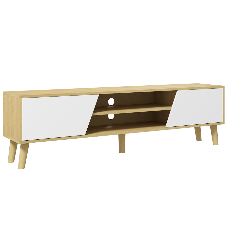 Image 934902.jpg, Product 934-902 / Price $144.99, HOMCOM TV Stand Cabinet for 65 Inch Television, Entertainment Center, Oak from HOMCOM on TSC.ca's Home & Garden department