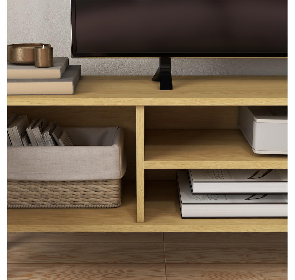 Image 934902_ALTMORE10.jpg, Product 934-902 / Price $149.99, HOMCOM TV Stand Cabinet for 65 Inch Television, Entertainment Center, Oak from HOMCOM on TSC.ca's Home & Garden department