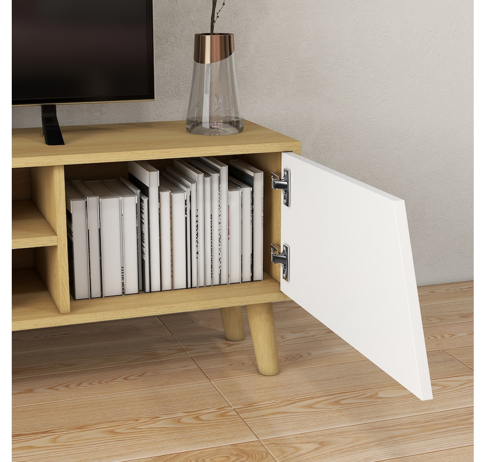 Image 934902_ALTMORE6.jpg, Product 934-902 / Price $149.99, HOMCOM TV Stand Cabinet for 65 Inch Television, Entertainment Center, Oak from HOMCOM on TSC.ca's Home & Garden department