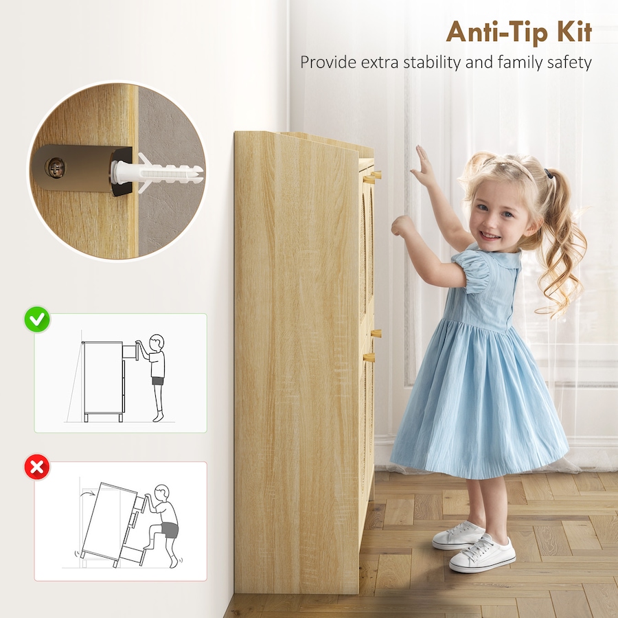Image 934918_ALTMORE7.jpg, Product 934-918 / Price $154.99, HOMCOM Shoe Cabinet, Shoe Storage Cabinet with 4 Flip Drawers, Natural from HOMCOM on TSC.ca's Home & Garden department