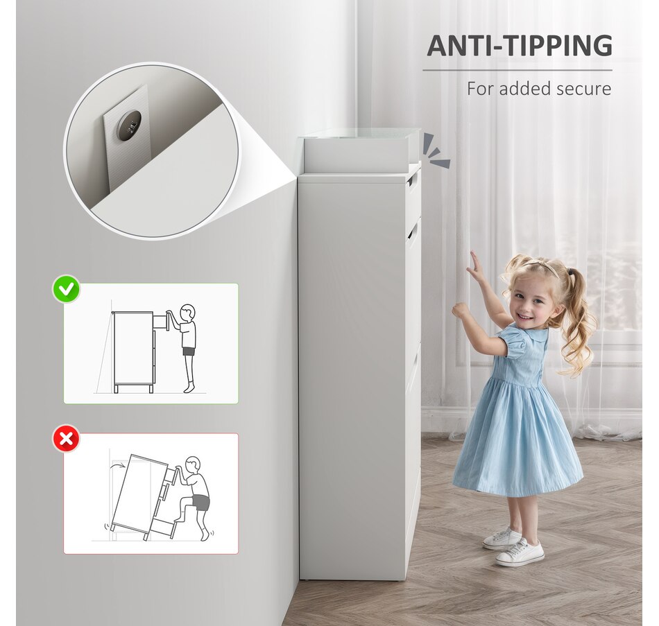 Image 934919_ALTMORE5.jpg, Product 934-919 / Price $164.99, HOMCOM High Gloss Shoe Cabinet with 2 Flip Drawers and Glass Top, White from HOMCOM on TSC.ca's Home & Garden department