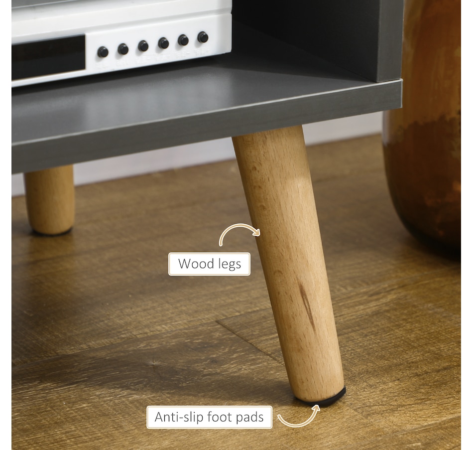 Image 934935_ALTMORE5.jpg, Product 934-935 / Price $129.99, HOMCOM TV Stand for TVs up to 55" with Shelves, Doors and Cable Holes from HOMCOM on TSC.ca's Home & Garden department
