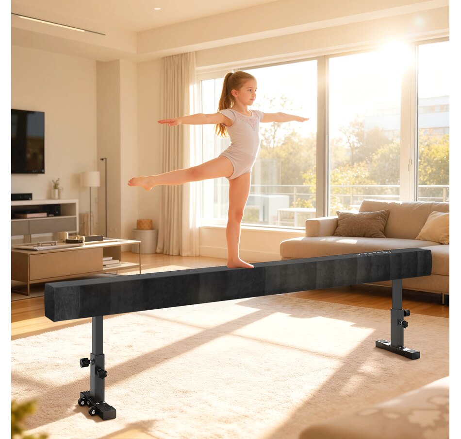 Image 934943_ALTMORE1.jpg, Product 934-943 / Price $129.99, Soozier Adjustable Balance Beam Gymnastics Beam with Wheels for 6+ Years from Soozier on TSC.ca's Health & Fitness department