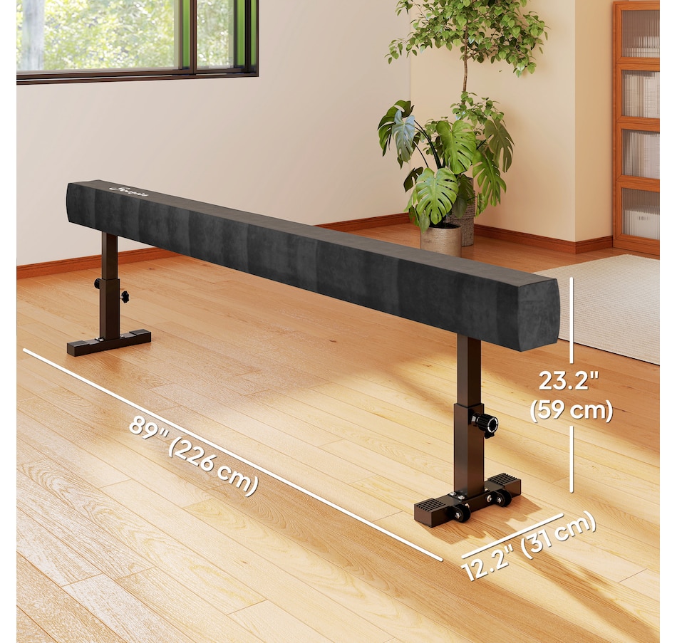 Image 934943_ALTMORE2.jpg, Product 934-943 / Price $129.99, Soozier Adjustable Balance Beam Gymnastics Beam with Wheels for 6+ Years from Soozier on TSC.ca's Health & Fitness department