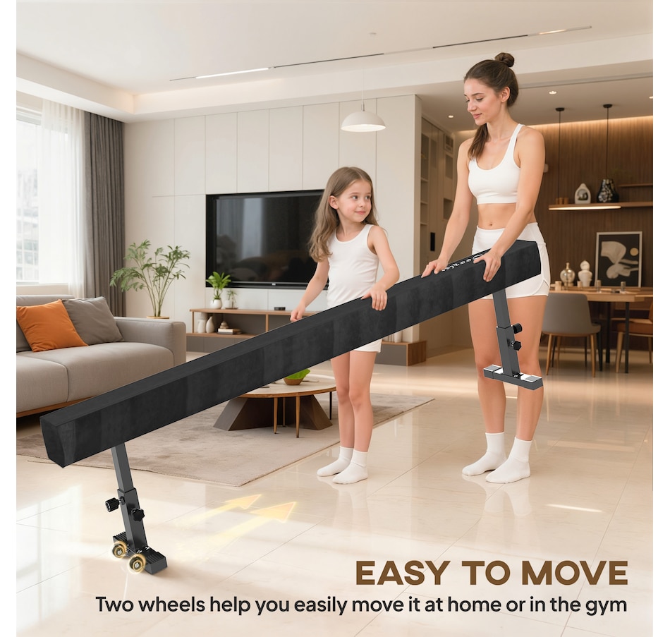 Image 934943_ALTMORE5.jpg, Product 934-943 / Price $129.99, Soozier Adjustable Balance Beam Gymnastics Beam with Wheels for 6+ Years from Soozier on TSC.ca's Health & Fitness department