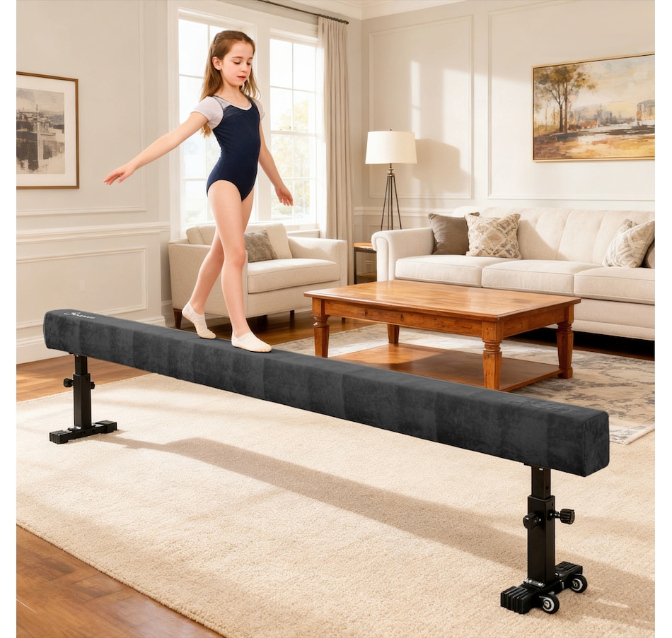 Image 934943_ALTMORE8.jpg, Product 934-943 / Price $129.99, Soozier Adjustable Balance Beam Gymnastics Beam with Wheels for 6+ Years from Soozier on TSC.ca's Health & Fitness department