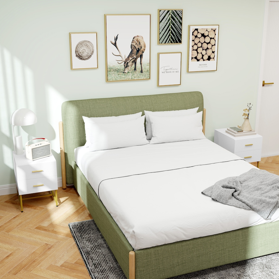 Image 934963_ALTMORE1.jpg, Product 934-963 / Price $134.99, HOMCOM Nightstands Set of 2 Bedside Tables with Drawers for Bedroom White from HOMCOM on TSC.ca's Home & Garden department