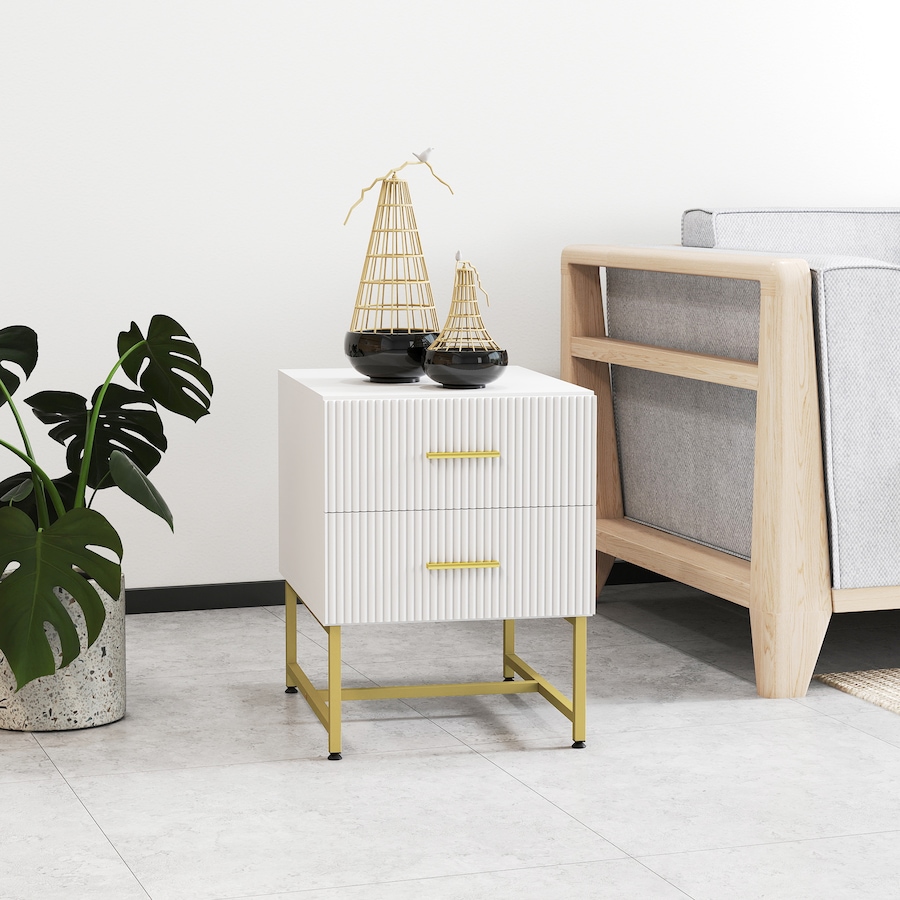 Image 934963_ALTMORE6.jpg, Product 934-963 / Price $134.99, HOMCOM Nightstands Set of 2 Bedside Tables with Drawers for Bedroom White from HOMCOM on TSC.ca's Home & Garden department