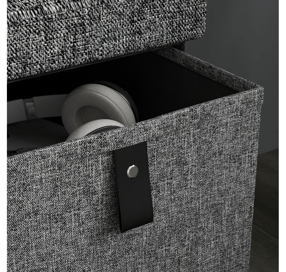 Image 934974_ALTMORE7.jpg, Product 934-974 / Price $79.99, HOMCOM Shoe Bench, Entryway Bench with Fabric Drawers, Charcoal Grey from HOMCOM on TSC.ca's Home & Garden department