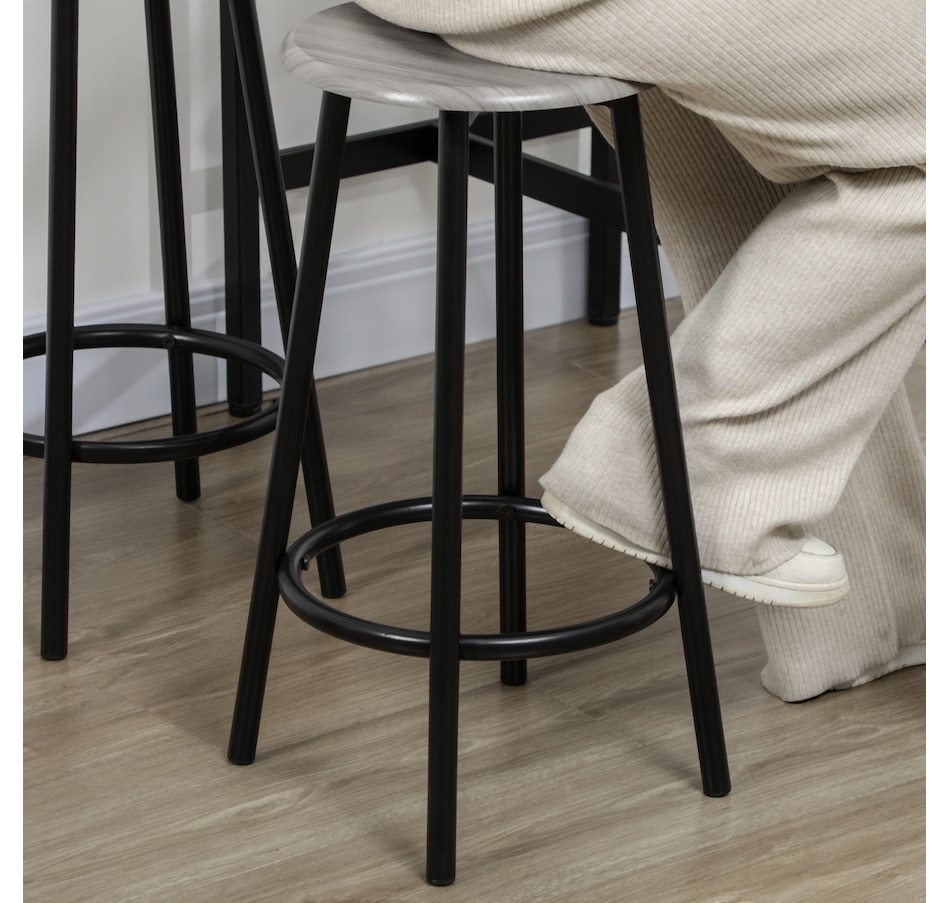 Image 935018_ALTMORE6.jpg, Product 935-018 / Price $164.99, HOMCOM 5-Piece Bar Table and Chairs Set for Dining Room, Grey from HOMCOM on TSC.ca's Home & Garden department