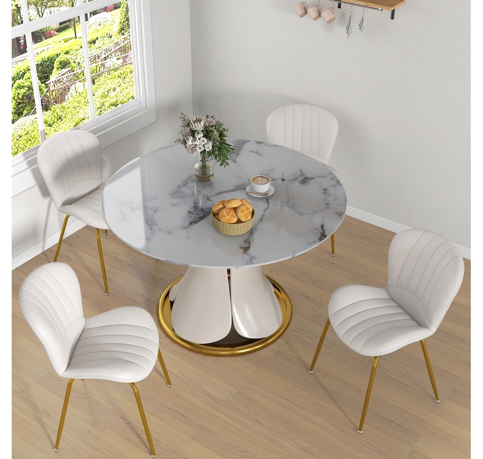 Image 935022_ALTMORE6.jpg, Product 935-022 / Price $349.99, HOMCOM Dining Chairs Set of 4 with Cushioned Backrest from HOMCOM on TSC.ca's Home & Garden department