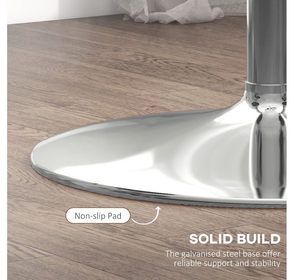 Image 935030_ALTMORE5.jpg, Product 935-030 / Price $99.99, HOMCOM Glass Bar Table for 2 People, High Pub Table with Steel Base, Clear from HOMCOM on TSC.ca's Home & Garden department