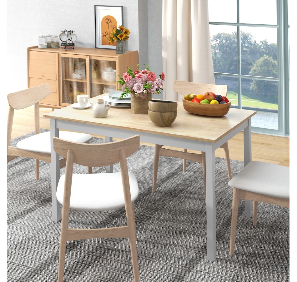 Image 935033_ALTMORE5.jpg, Product 935-033 / Price $129.99, HOMCOM Dining Table Farmhouse Kitchen Table w/ Wood Frame for Dining Room from HOMCOM on TSC.ca's Home & Garden department