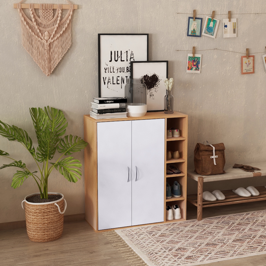 Image 935056_ALTMORE1.jpg, Product 935-056 / Price $140.99, 35" Free Standing Storage Cabinet Living Room Closet Organizer Adjustable from HOMCOM on TSC.ca's Home & Garden department