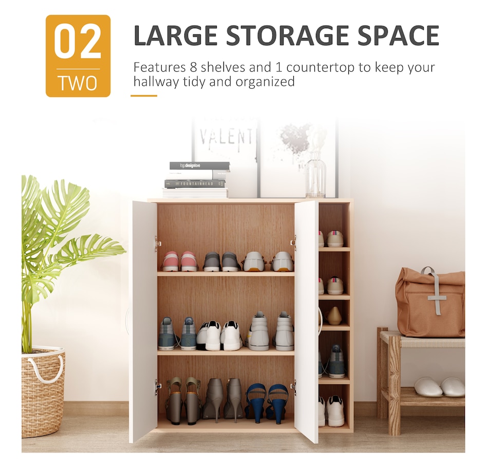 Image 935056_ALTMORE4.jpg, Product 935-056 / Price $119.99, 35" Free Standing Storage Cabinet Living Room Closet Organizer Adjustable from HOMCOM on TSC.ca's Home & Garden department