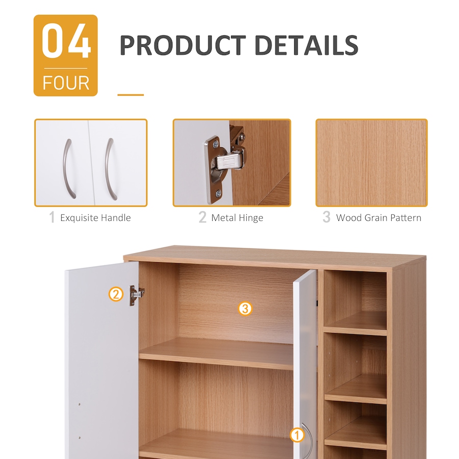 Image 935056_ALTMORE6.jpg, Product 935-056 / Price $140.99, 35" Free Standing Storage Cabinet Living Room Closet Organizer Adjustable from HOMCOM on TSC.ca's Home & Garden department
