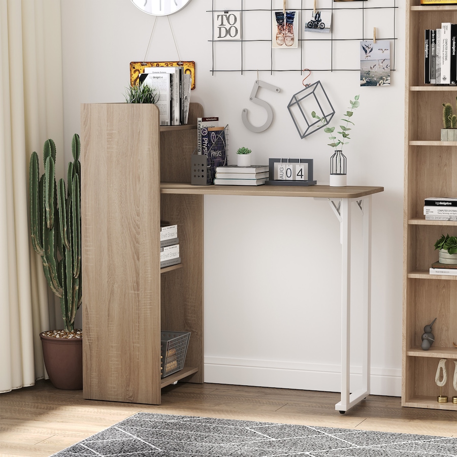 Image 935057_ALTMORE8.jpg, Product 935-057 / Price $154.99, HOMCOM 2 In 1 Storage Cabinet & Dining Table 4-Tier w/ Drop Leaf Home from HOMCOM on TSC.ca's Home & Garden department
