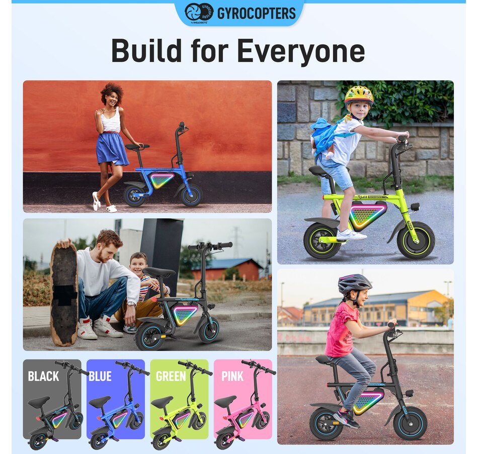 Image 936771_ALTMORE21.jpg, Product 936-771 / Price $449.99, Gyrocopters Radi8 Electric Ride-on | UL 2272 approved | 25 km Range | 25 km/h Speed | Rear Disc Brakes | LED Lights | LCD Display | Anti-theft GPS Tracker from Gyrocopters on TSC.ca's Health & Fitness department