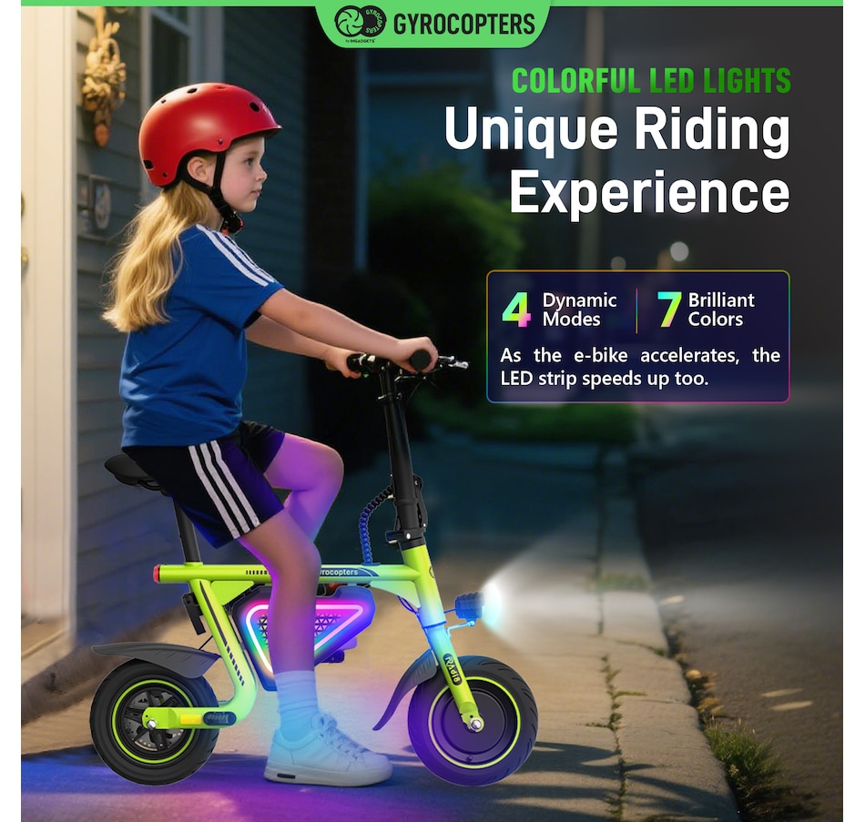 Image 936771_ALTMORE29.jpg, Product 936-771 / Price $299.99, Gyrocopters Radi8 Electric Ride-on | UL 2272 approved | 25 km Range | 25 km/h Speed | Rear Disc Brakes | LED Lights | LCD Display | Anti-theft GPS Tracker from Gyrocopters on TSC.ca's Health & Fitness department