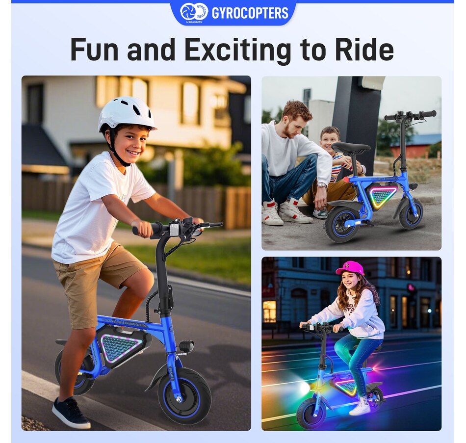 Image 936771_ALTMORE41.jpg, Product 936-771 / Price $299.99, Gyrocopters Radi8 Electric Ride-on | UL 2272 approved | 25 km Range | 25 km/h Speed | Rear Disc Brakes | LED Lights | LCD Display | Anti-theft GPS Tracker from Gyrocopters on TSC.ca's Health & Fitness department