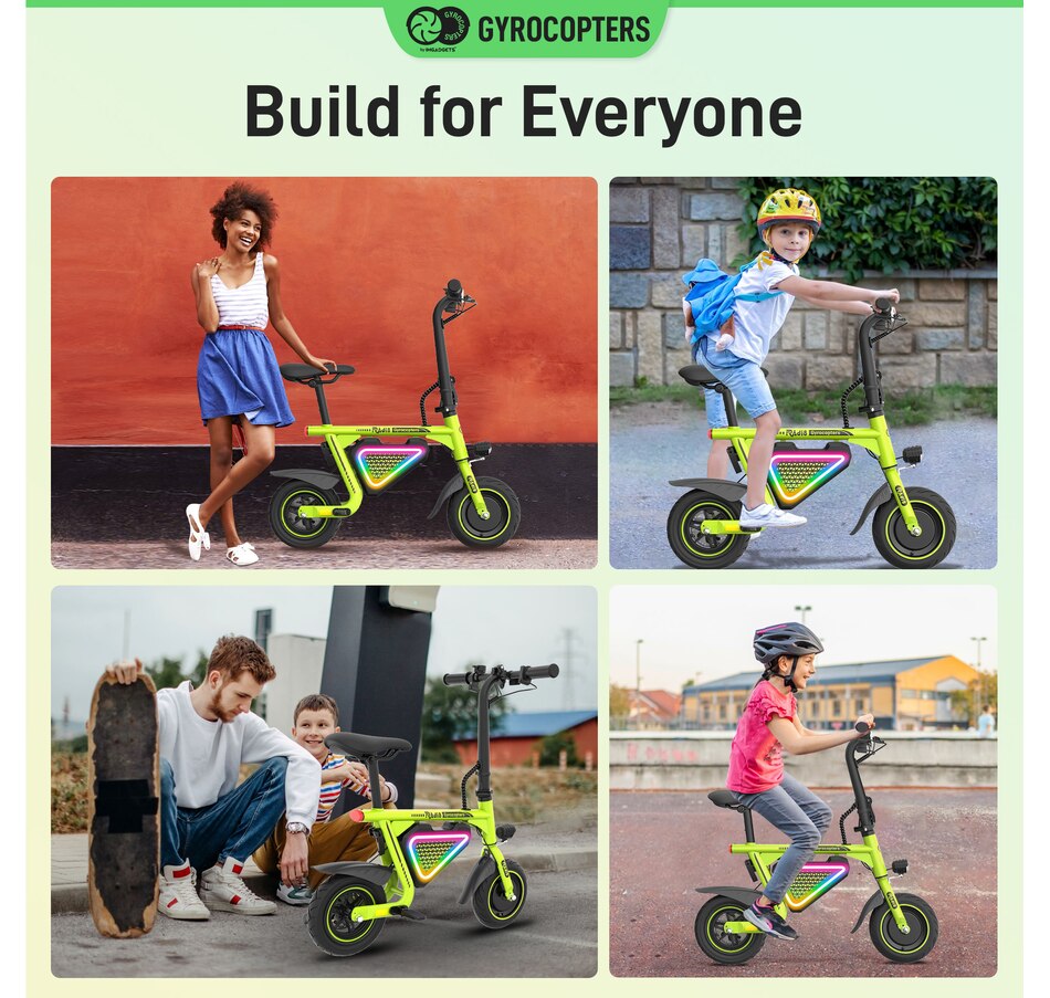 Image 936771_ALTMORE7.jpg, Product 936-771 / Price $449.99, Gyrocopters Radi8 Electric Ride-on | UL 2272 approved | 25 km Range | 25 km/h Speed | Rear Disc Brakes | LED Lights | LCD Display | Anti-theft GPS Tracker from Gyrocopters on TSC.ca's Health & Fitness department