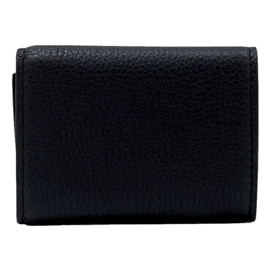 Image 936991_ALTMORE16.jpg, Product 936-991 / Price $1,264.00, Gucci Black Pebbled Leather Tri Fold Wallet Coin Pouch Gold Hardware from Gucci on TSC.ca's Fashion department