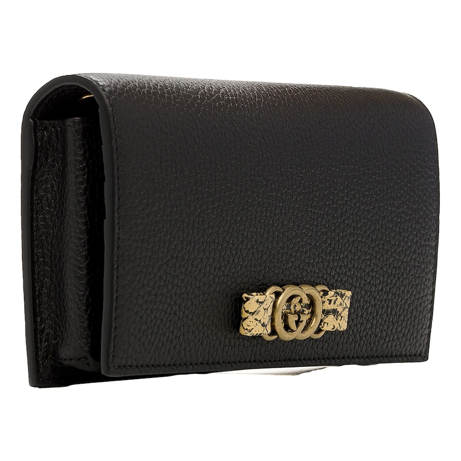 Image 936996_ALTMORE19.jpg, Product 936-996 / Price $2,306.00, Gucci Interlocking GG Black Python Leather Bow Wallet on Chain Gold Hardware from Gucci on TSC.ca's Fashion department